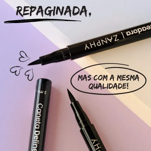 Resenha Completa: Caneta Delineadora Zanphy Carbon Black – Vale a Pena?