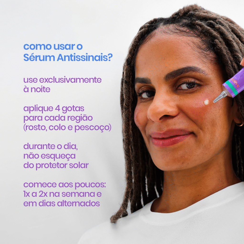 Sérum Antissinais Retinol e Ácido Hialurônico 30g Sallve