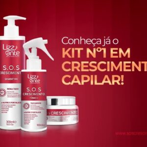 Kit S.O.S Crescimento: Descubra o Segredo Para Cabelos Fortes, Longos e Saudáveis