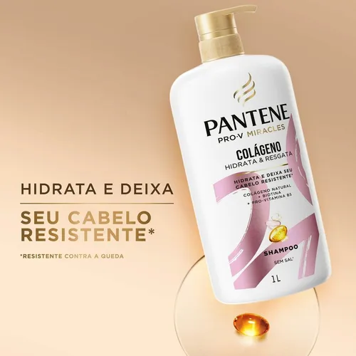 Shampoo Pantene PRO-V Miracles Colágeno Hidrata e Resgata 1L: Review completo