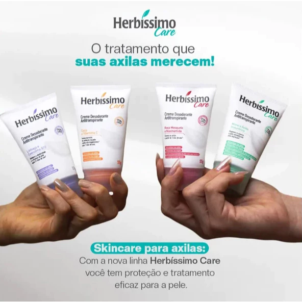 Herbíssimo Care Creme Desodorante Antitranspirante